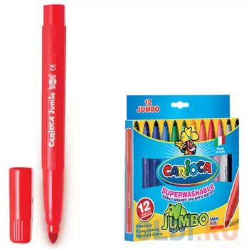 Набор фломастеров CARIOCA Jumbo 40569 4 мм 12 шт 150159