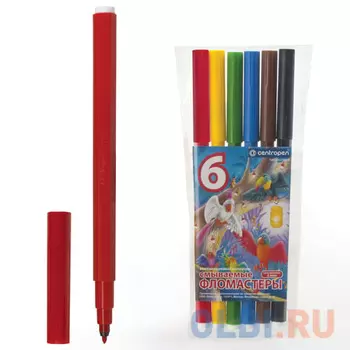 Набор фломастеров Centropen Птицы 7790/06-87 1 мм 6 шт 151193