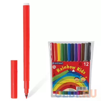 Набор фломастеров Centropen Rainbow Kids 7550/12 1 мм 12 шт 151180