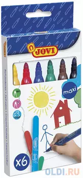 Набор фломастеров Jovi 1706 Maxi 3 мм 6 шт
