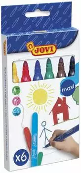 Набор фломастеров Jovi 1706 Maxi 3 мм 6 шт