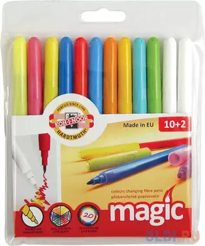 Набор фломастеров MAGIC, 10+2, блистерная упаковка