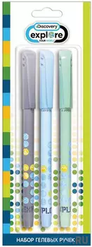 Набор гелевых ручек Action! Discovery 3 шт синий DV-AGP153/3 в ассортименете DV-AGP153/3