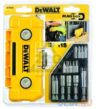 Набор головок и бит DeWalt DT7918 13шт