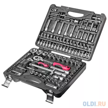 Набор головок JTC H110B и вставок 1/4 & 1/2 6-гранных в кейсе 110пр.
