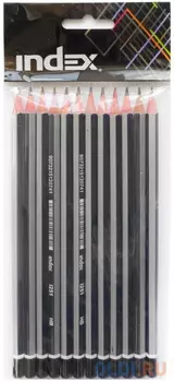 Набор графитовых карандашей Index I251/12 12 шт
