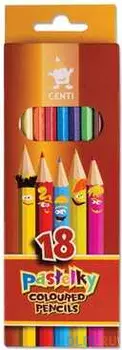 Набор карандашей цветных, 18 цв., в картонной упаковке с европодвесом