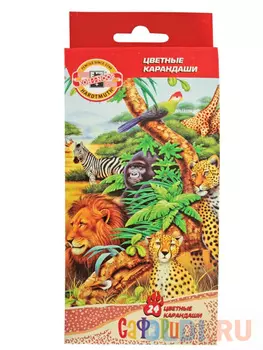 Набор карандашей Koh-i-Noor САФАРИ 24 шт 3554/24 S KS