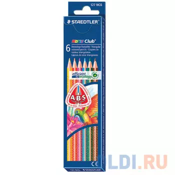 Набор карандашей Staedtler "Noris club" 127 NC6 6 шт 175 мм
