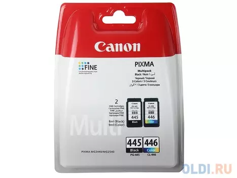 Картридж Canon PG-445/CL-446 360стр Многоцветный Черный