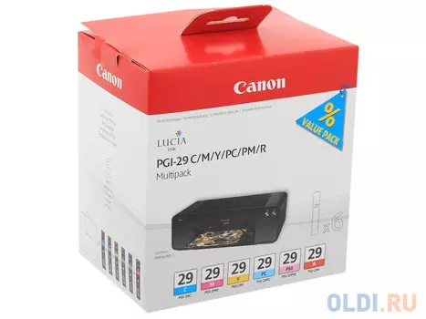 Набор картриджей Canon PGI-29 CMY/PC/PM/R Multi для PRO-1