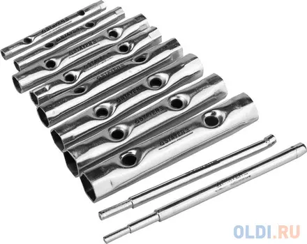 Набор ключей Stayer ТЕХНО трубчатые 6-22мм 10шт 2719-H10