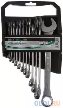 Набор комбинированных ключей STELS 15429 (6 - 22 мм) 12 шт.