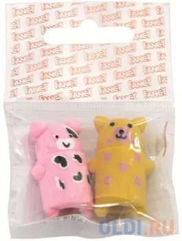 Набор ластиков Action! Ушастик 2 шт фигурный FER84