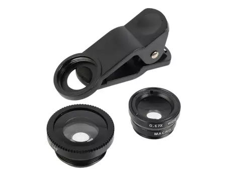 Набор линз 3 в 1 HARPER UCL-003 black