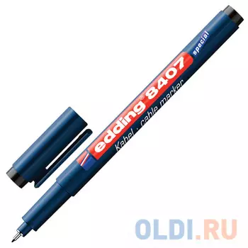 Набор маркеров для кабелей различных видов Edding E-8407/4S 0,3 мм 4 шт черный красный синий зеленый