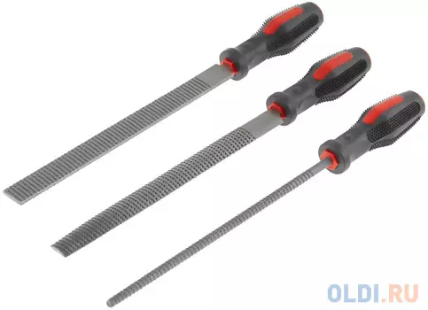 Набор напильников Hammer Flex 601-057 200мм для обработки дерева