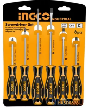 Набор отвeрток 6 шт. INGCO HKSD0628
