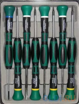 Набор отверток JONNESWAY D3750T18S 8 предметов, для точной механики