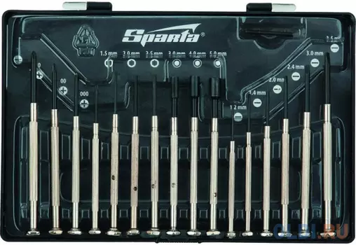 Набор отверток SPARTA 11783 для точной механики 16шт.