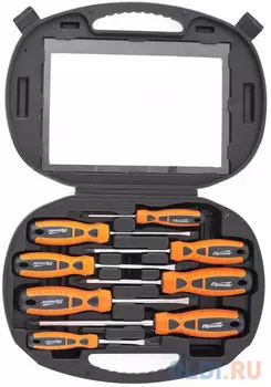 Набор отверток SPARTA 133566 сrv в пластмассовом боксе 8шт.
