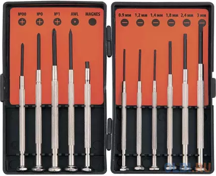 Набор отверток SPARTA 133605 для точной механики 11шт.