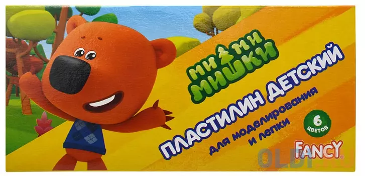 Набор пластилина Action! Пластилин 6 цветов