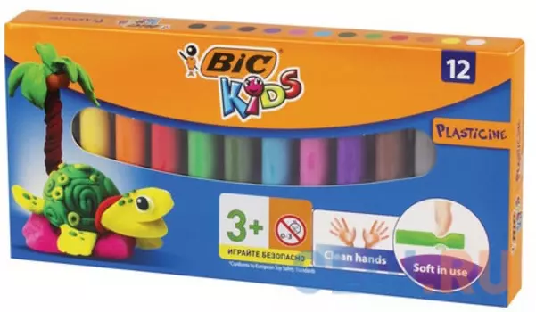 Набор пластилина BIC "Kids" 12 цветов