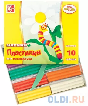 Набор пластилина ЛУЧ Кроха 10 цветов 12С875-08
