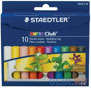 Набор пластилина Staedtler "Noris Club" 10 цветов
