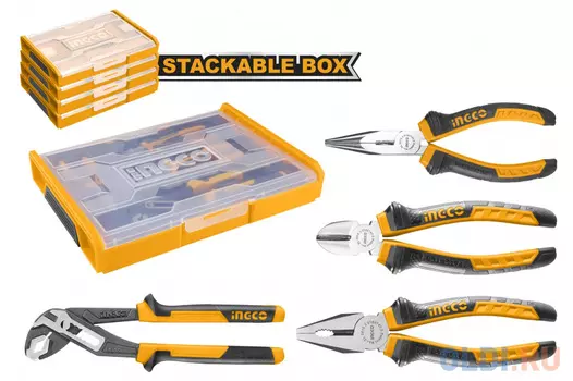 Набор плоскогубцев 4 шт. INGCO HKTV01P041