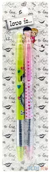 Набор шариковых ручек автоматическая Action! Love is 2 шт синий LI-ABP150/2 LI-ABP150/2