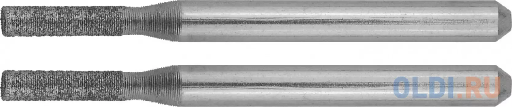 Набор шарошек ЗУБР 35921 алмазные d2.3x10.0x3.2мм длина38мм 2шт.