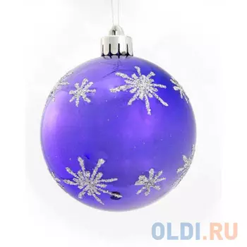 Набор шаров Winter Wings "Звездочка" 7 см 3 шт в ассортименте пластик