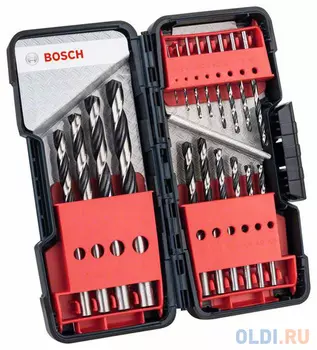 Набор сверел Bosch HSS PointTeQ 18шт 2608577350