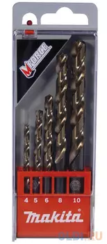 Набор сверел Makita D-30508 по металлу 5шт