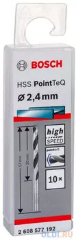 Набор сверл Bosch PointTeQ 2608577192 10шт