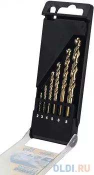 Набор сверл DEWALT DT4956-QZ по металлу COBALT INDUSTRIAL 8% в пластиковой кассете 6шт