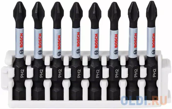 Набор ударных бит для шуруповерта Bosch Impact Control PH2 (8шт.) BOSCH 2 608 522 330, шт