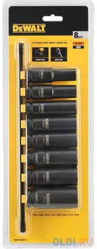 Набор ударных головок 8 шт Dewalt DWMT86090-0