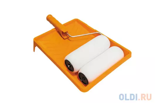 НАБОР ВАЛИК ПОРОЛОНОВЫЙ 180 ММ + ВАННОЧКА + ВАЛИК ЗАПАСН. (1/5) "ШАБАШКА" 108-2001