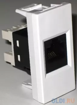 Накладка для RJ АМР белый Schneider Electric RIN-145-BE