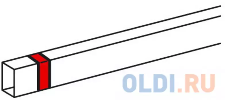 Накладка на стык Legrand Metra 40x16мм 638156