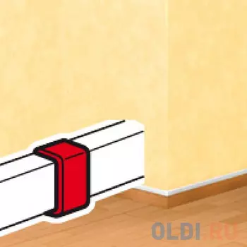 Накладка на стык профиля Legrand 32х20х16мм белый DLPL 33604