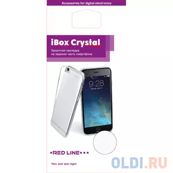 Накладка Red Line iBox Crystal для iPhone 6 iPhone 6S прозрачный УТ000007225