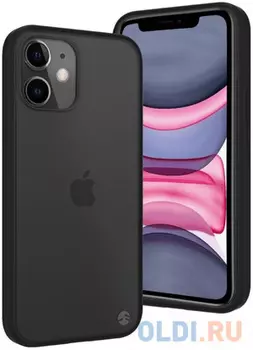 Накладка SwitchEasy "Aero" для iPhone 12 mini прозрачный чёрный GS-103-121-143-66