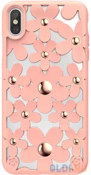 Накладка SwitchEasy Fleur для iPhone XS Max розовый GS-103-46-146-18