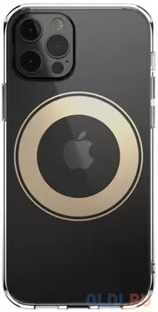 Накладка SwitchEasy "MagCrush" для iPhone 12 iPhone 12 Pro прозрачный золотой GS-103-122-236-27