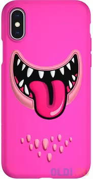 Накладка SwitchEasy Monster для iPhone X iPhone XS розовый GS-103-44-151-18