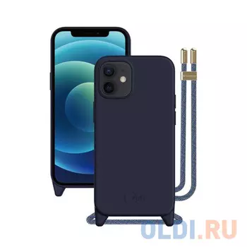 Накладка SwitchEasy "Play" для iPhone 12 mini синий GS-103-121-115-144